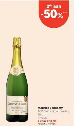 Spar Maurice Bonnamy AOP Crémant de Loire brut aanbieding