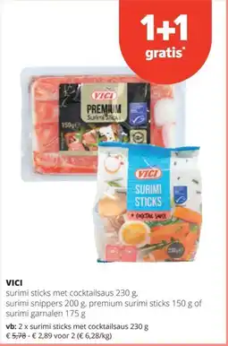 Vici surimi sticks met cocktailsaus