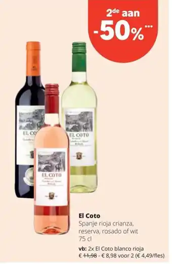 Spar El Coto aanbieding