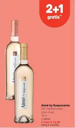 Spar Aimé by Roquesante IGP méditerranée rosé of wit aanbieding