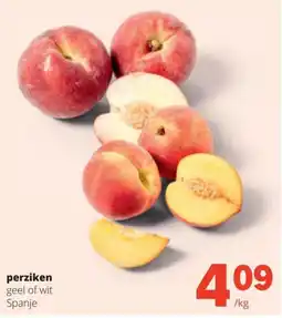 Spar Perziken geel of wit aanbieding