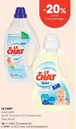 Spar Le chat vbébé aanbieding