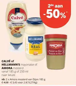 Spar Amora mosterd van Dijon aanbieding