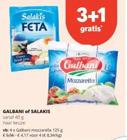 Spar Galbani of salakis aanbieding