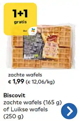 Bio Planet Biscovit zachte wafels aanbieding