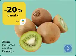 Bio Planet Zespri kiwi Green aanbieding