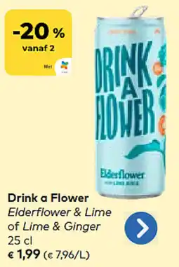Bio Planet Drink a Flower aanbieding