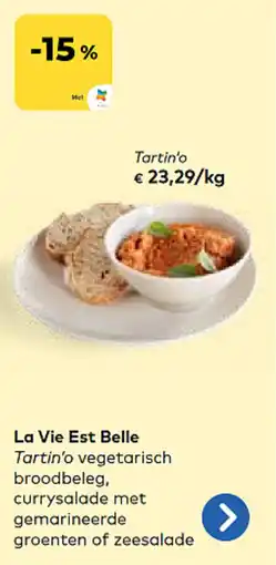Bio Planet La Vie Est Belle Tartin'o aanbieding