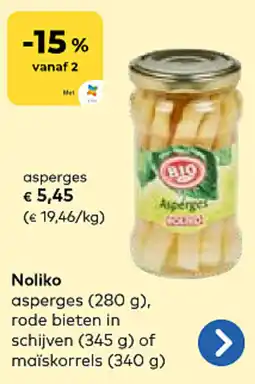 Bio Planet Noliko asperges aanbieding