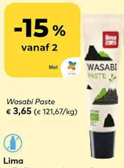 Bio Planet Lima Wasabi Paste aanbieding