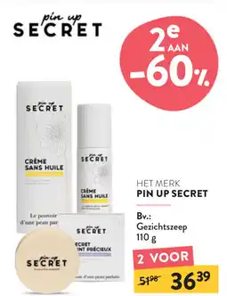 Di Pin up secret gezichtszeep aanbieding