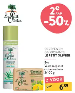 Di Le petit olivier vaste zeep met citroenverbena aanbieding