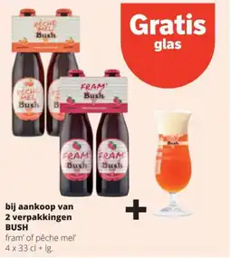 Spar Fram' of pêche mel' aanbieding