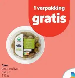 Spar Spar groene olijven natuur aanbieding