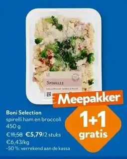 OKay Boni Selection spirelli ham en broccoli 450 g aanbieding