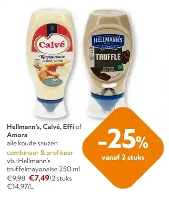 OKay Hellmann's truffelmayonaise 250 ml aanbieding