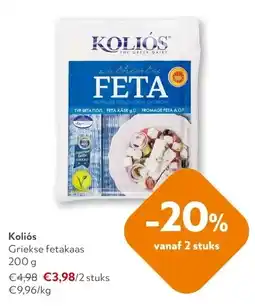 OKay Koliós Griekse fetakaas 200 g aanbieding