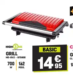 Electro Depot High One GRILL HO-GV2 aanbieding
