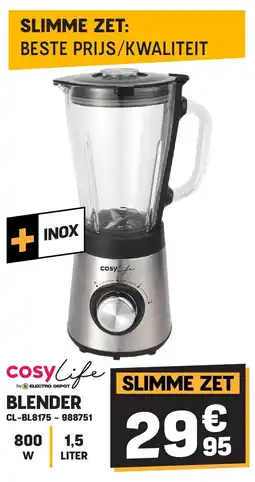 Electro Depot Cosy Life BLENDER CL-BL8175 aanbieding