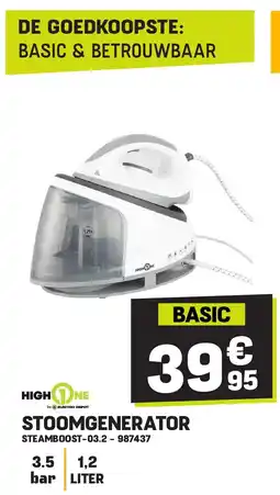 Electro Depot High One STOOMGENERATOR STEAMBOOST-03.2 aanbieding