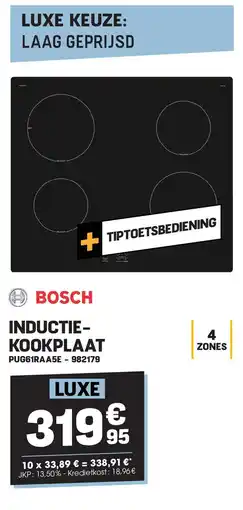 Electro Depot Bosch INDUCTIEKOOKPLAAT PUG61RAA5E aanbieding