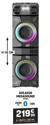 Electro Depot SPEAKER MEGASOUND aanbieding