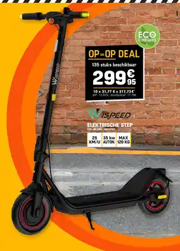 Electro Depot Wispeed ELEKTRISCHE STEP C10-40 PRO aanbieding