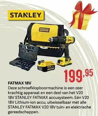 Stanley fatmax 18v