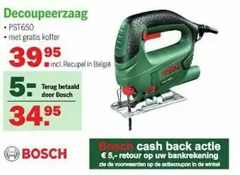Bosch decoupeerzaag pst650