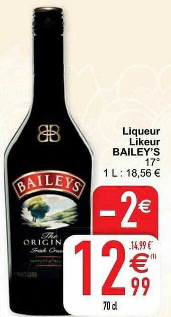 Cora Liqueur likeur bailey’s aanbieding