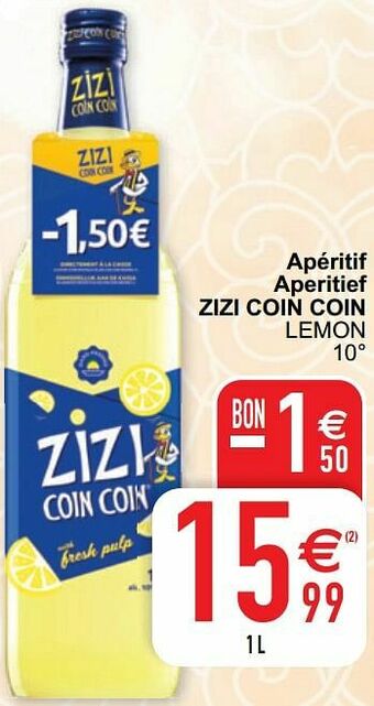 Cora Apéritif aperitief zizi coin coin lemon aanbieding