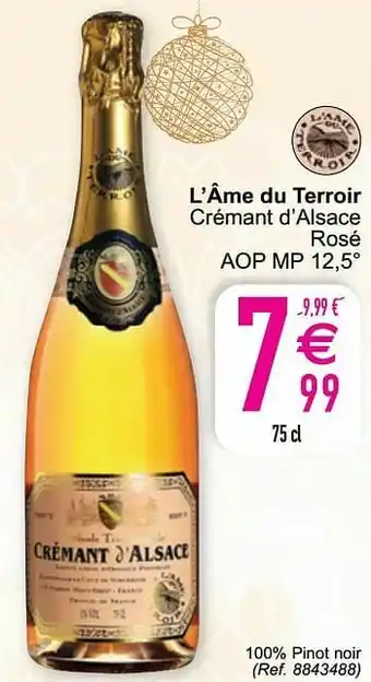 Cora L’âme du terroir crémant d’alsace rosé aop mp aanbieding