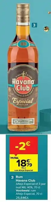Carrefour Rum añejo especial aanbieding