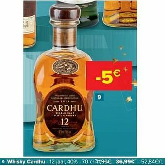 Carrefour Whisky cardhu aanbieding