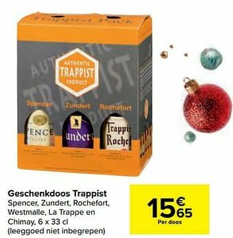 Carrefour Geschenkdoos trappist aanbieding