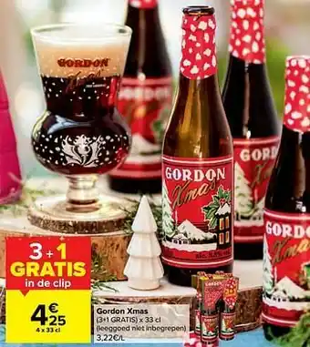 Carrefour Gordon xmas aanbieding