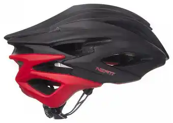 Decathlon Neatt Asphalt Race Helm Zwart Rood aanbieding