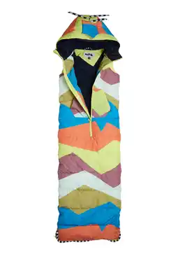 Decathlon Slaapzak vest WOODY Bird veelkleurig ademend opslagfunctie waterdicht aanbieding