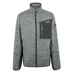 Decathlon Heren Baslinn Marl Full Zip Fleecejack (Gletsjer/Ash) aanbieding