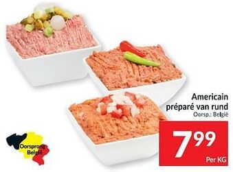 Intermarché Americain préparé van rund aanbieding