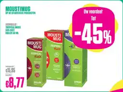 Medi Market Moustimug op de uitgestalde producten aanbieding