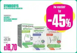 Medi Market Symbiosys op de uitgestalde producten aanbieding