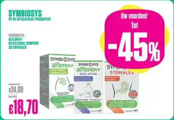 Medi Market Symbiosys op de uitgestalde producten aanbieding