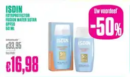 Medi Market Isdin fotoprotector fusion water 5star SPF50 aanbieding