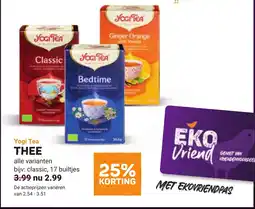 Ekoplaza Yogi tea thee aanbieding