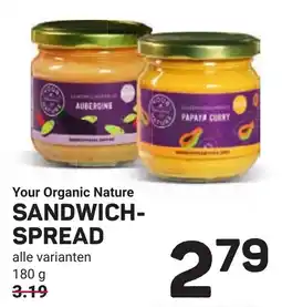 Ekoplaza Your organic nature sandwichspread aanbieding