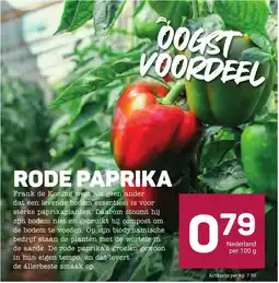 Ekoplaza Rode paprika aanbieding