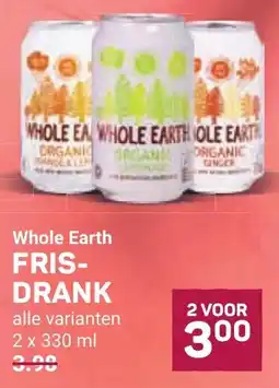 Ekoplaza Whole earth frisdrank aanbieding