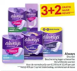 Intermarché Always Discreet aanbieding