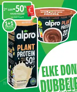 Intermarché Alpro Pudding of Proteïnedrank Chocolade of Vanille aanbieding